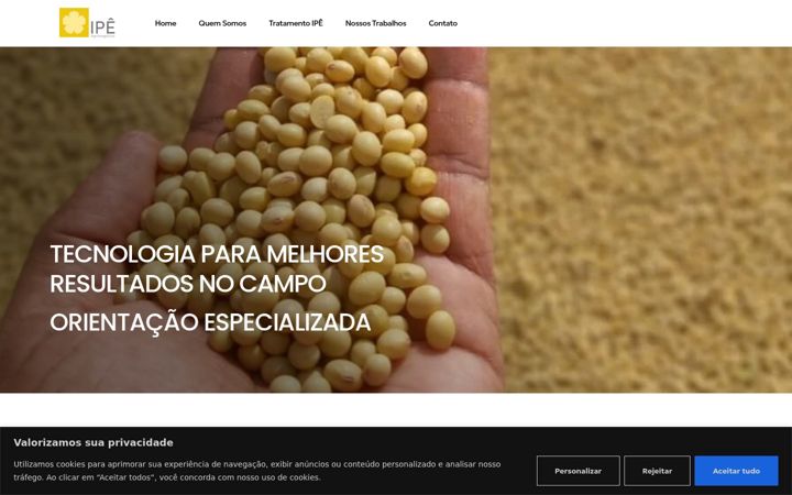Screenshot of ipe.agr.br