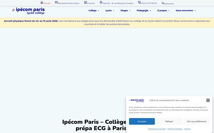 Screenshot of ipecomparis.com
