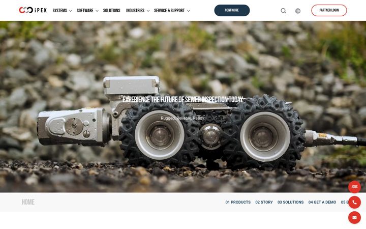 Screenshot of ipek.at