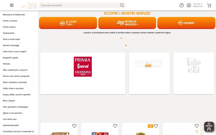 Screenshot of iperalspesaonline.it