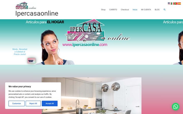 Screenshot of ipercasaonline.com