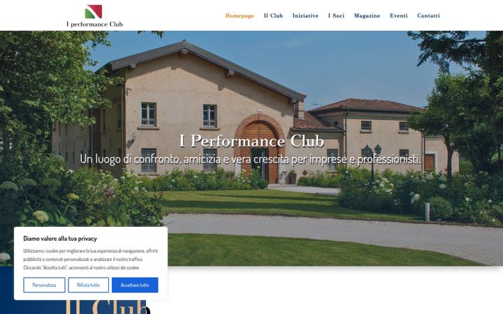 Screenshot of iperformanceclub.it