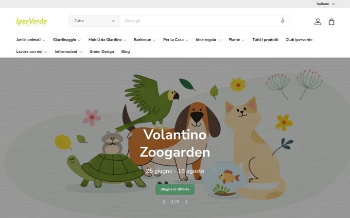 Screenshot of iperverde.it