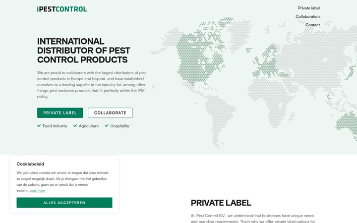 Screenshot of ipestcontrol.com
