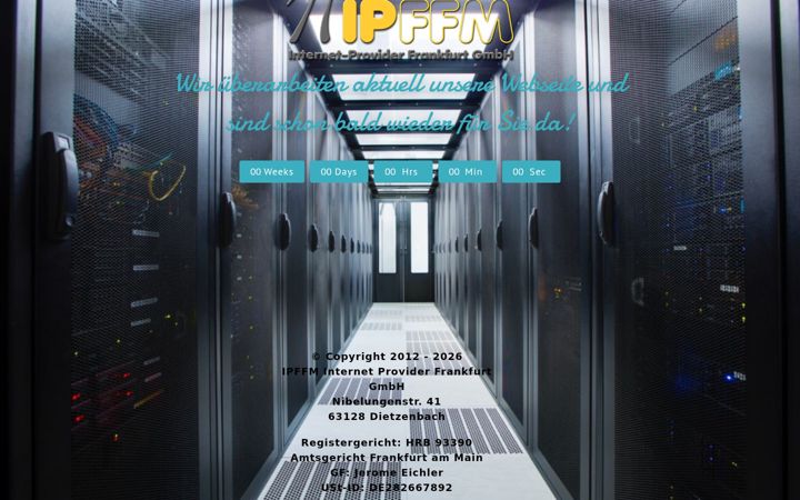 Screenshot of ipffm.de