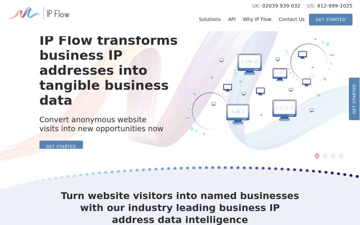 Screenshot του ipflow.com