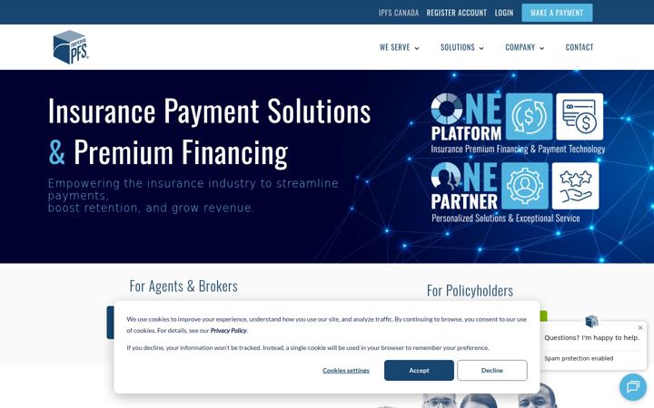 Екранна снимка на ipfs.com