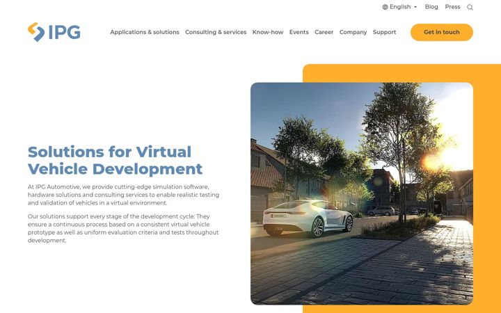 Screenshot ta' ipg-automotive.com