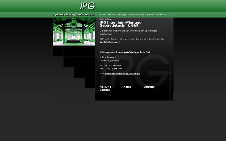 Screenshot of ipg-ingenieurplanung.de