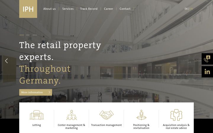 Screenshot of iph-gruppe.de