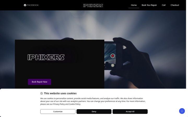 Screenshot of iphixers.co.uk