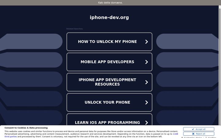 Screenshot of iphone-dev.org