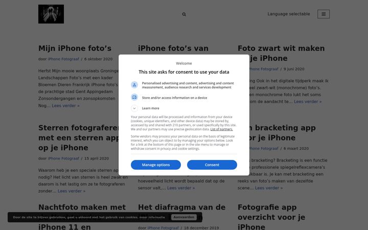 Screenshot of iphone-fotograaf.nl