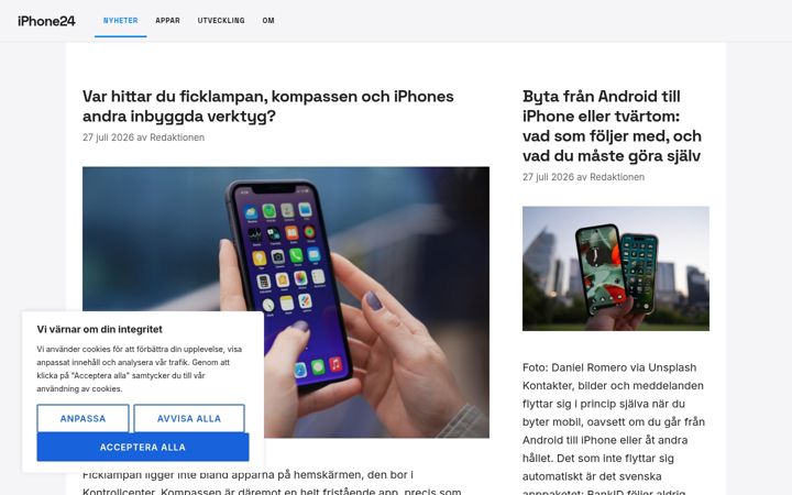 Screenshot of iphone24.se