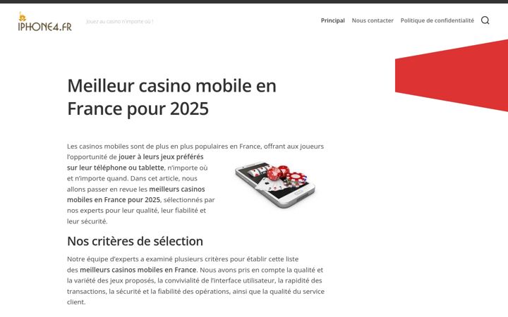 Screenshot of iphone4.fr
