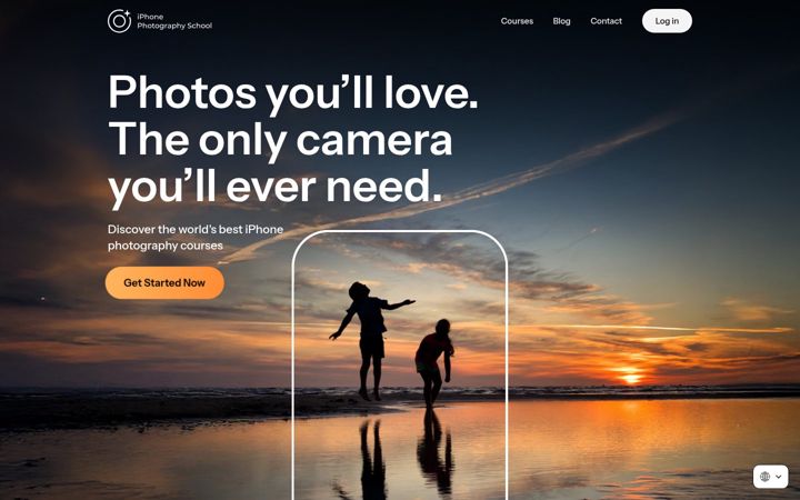 Screenshot of iphonephotographyschool.com