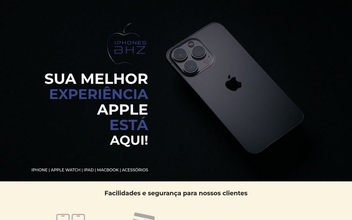 Screenshot of iphonesbhz.com.br