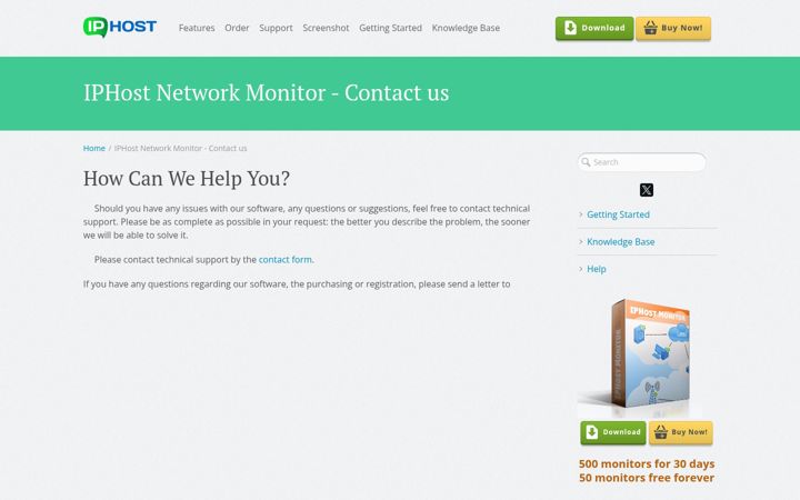 Screenshot of iphostmonitor.com