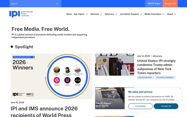 Screenshot of ipi.media