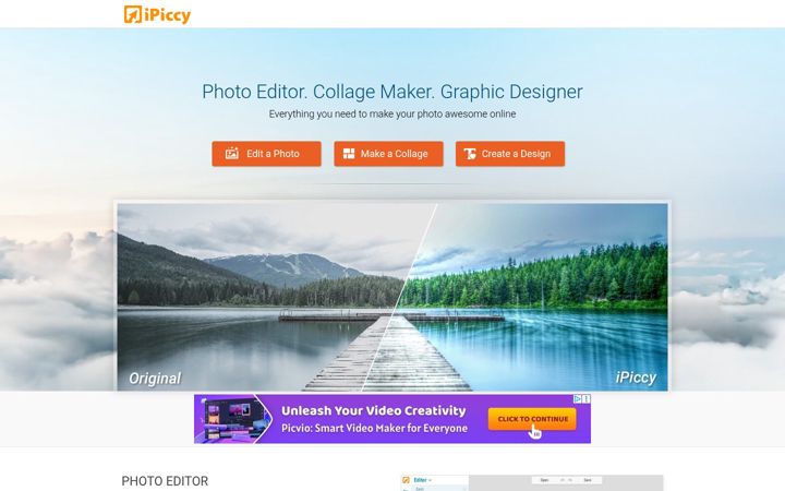 Screenshot of ipiccy.com