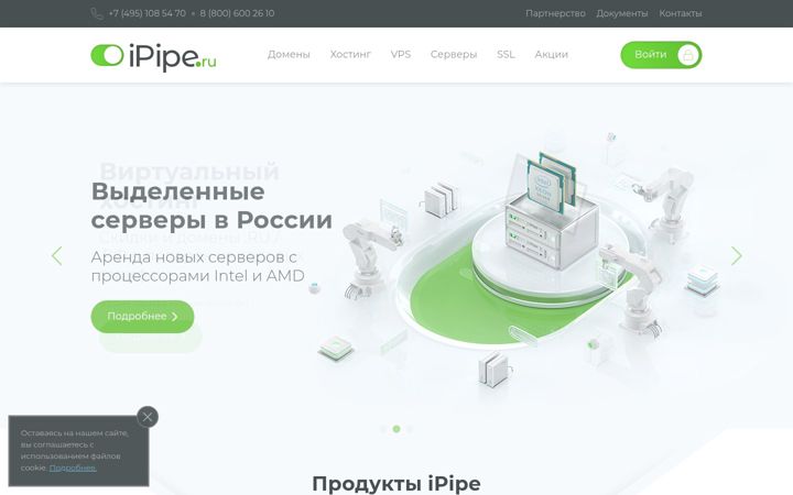 Ekraanipilt saidist ipipe.ru