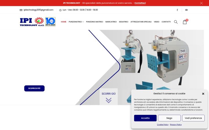 Screenshot of ipitechnologysrl.com
