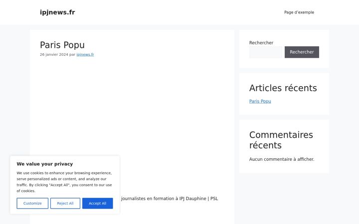 Screenshot of ipjnews.fr