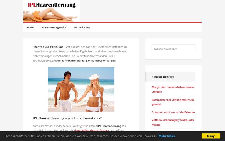 Screenshot of ipl-haar-entfernung.de