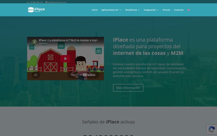 Screenshot of iplace.es