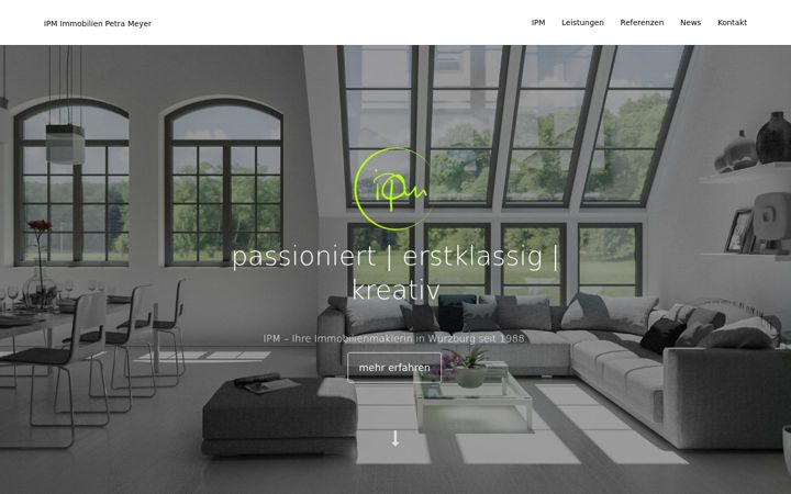 Screenshot of ipm-immobilien.com