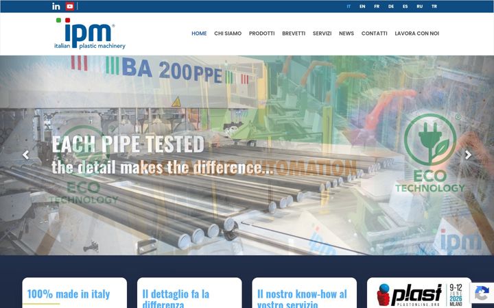 Screenshot of ipm-italy.it