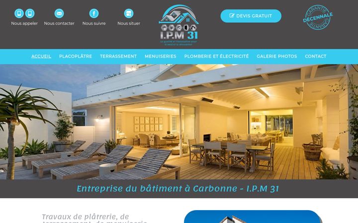 Screenshot of ipm31.fr