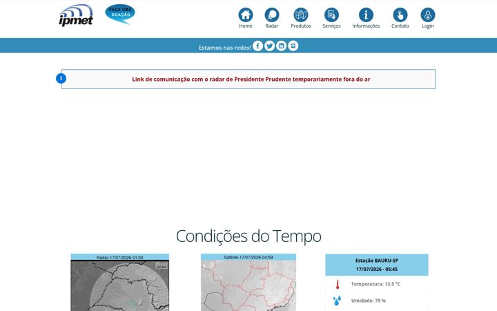 Zrzut ekranu ipmetradar.com.br