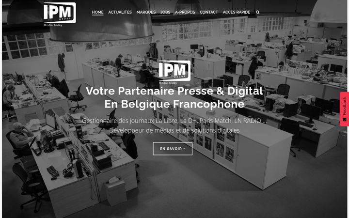Screenshot of ipmgroup.be