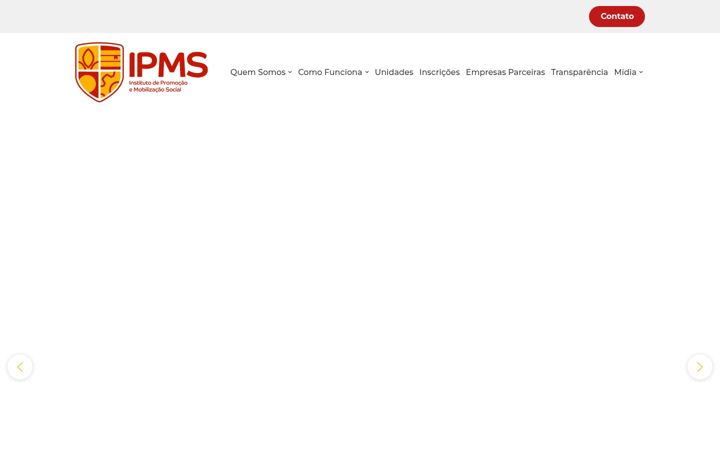 Screenshot of ipms.org.br