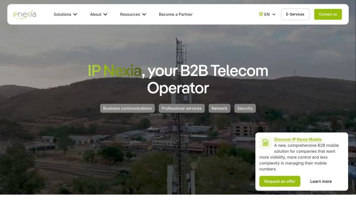Screenshot of ipnexia.com