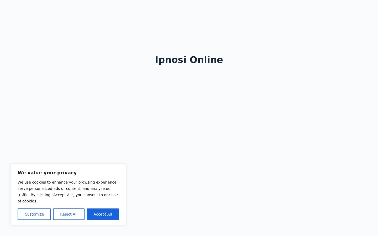 Screenshot του banner συγκατάθεσης που εμφανίστηκε πριν από οποιαδήποτε αλληλεπίδραση