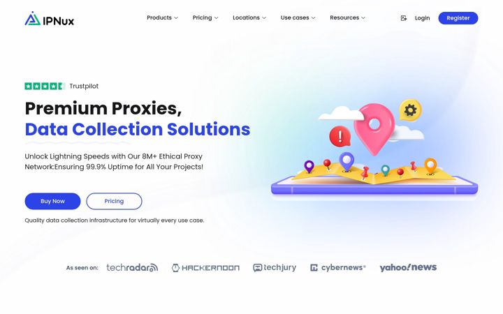 Screenshot of ipnux.com