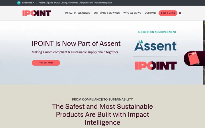 Screenshot of ipoint-systems.com
