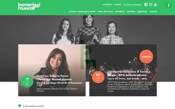 Screenshot of ipomeriggi.it