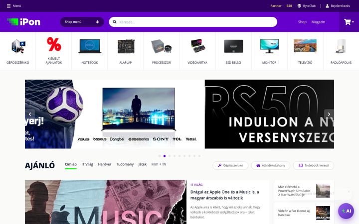 Screenshot of ipon.hu