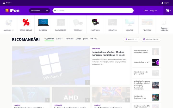 Screenshot of ipon.ro