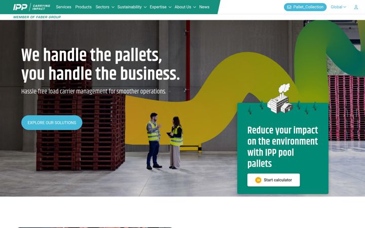 Screenshot van ipp-pooling.com