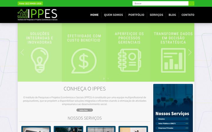 Screenshot of ippes.com.br