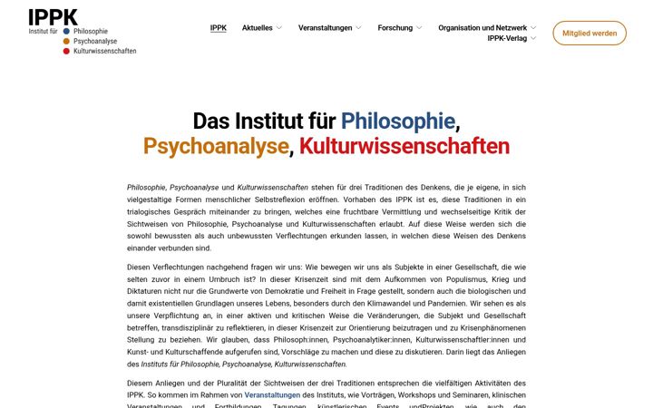 Screenshot of ippk.de
