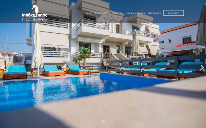 Screenshot of ippokamposholidays.gr