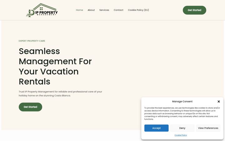 Screenshot of ippropertymanagement.com