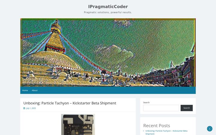Screenshot of ipragmaticcoder.com