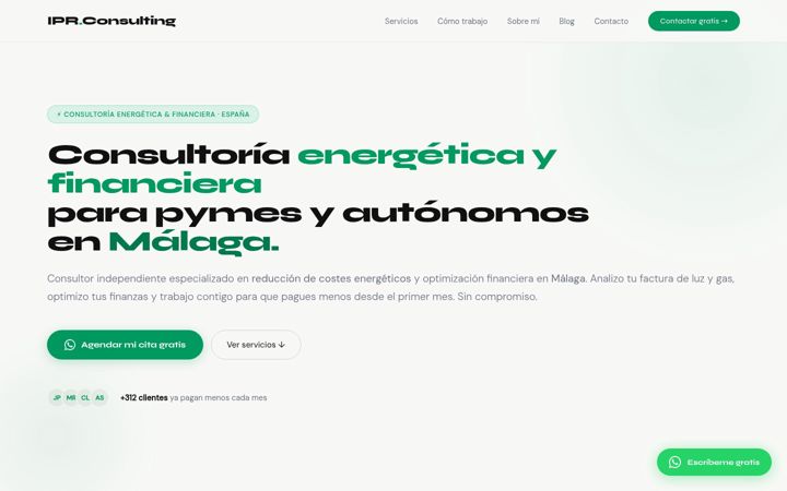 Screenshot of iprconsulting.es