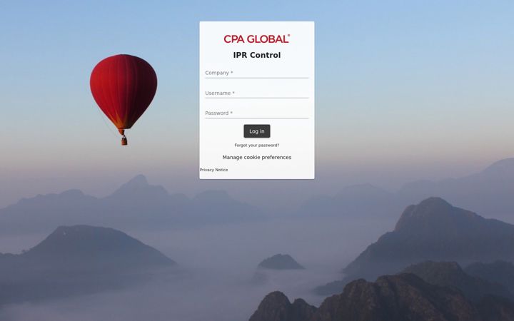 Screenshot of iprcontrol.com